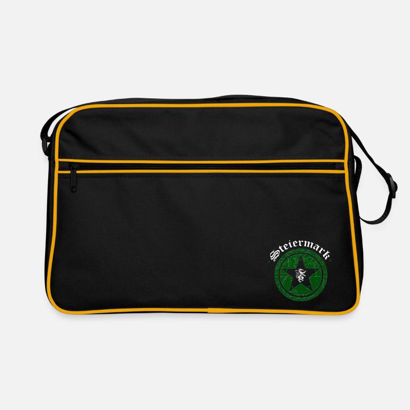 Steiermark - Retro Tasche - Schwarz/Gold