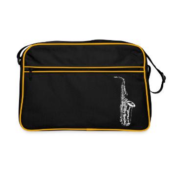 Sax - Retro Bag - black/gold - Front