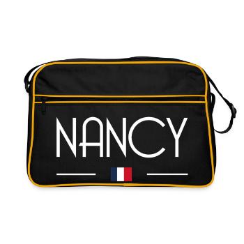 Nancy - Retro Tasche - Schwarz/Gold - Vorne