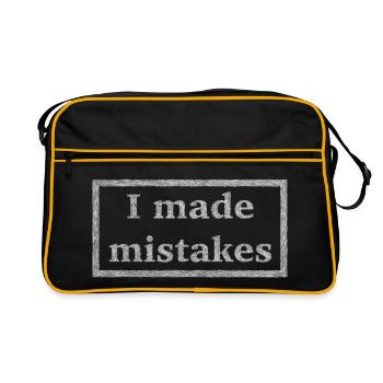 Mistakes - white version - Sac Retro - noir/or - Devant