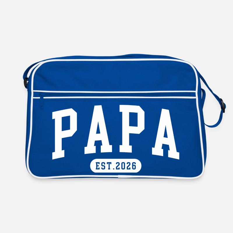 Papa 2026 Est 2026 Statement Design Retro Bag