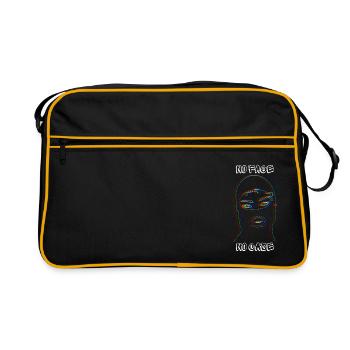No face no problem - Retro Bag - black/gold - Front