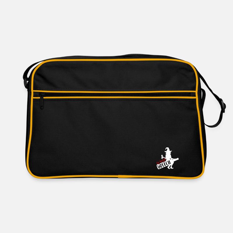 Halloween Wine Witch - Wein Hexe Retro Tasche