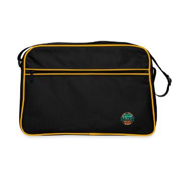 Papa The Legend - Retro Bag - black/gold - Front