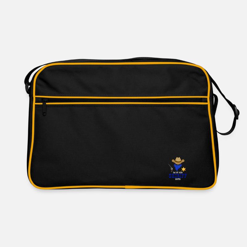 Karneval Kostüm Sheriff Retro Tasche