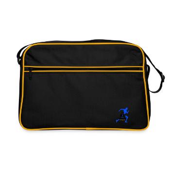 Marathon April 17, 2023 at the Hub of the Universe - Retro Bag - black/gold - Front
