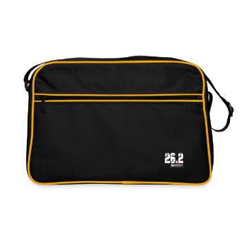 Courir le défi du marathon de 26,2 miles - Sac Retro - noir/or - Devant
