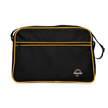 Pride Düsseldorf - Retro Tasche - Schwarz/Gold - Vorne