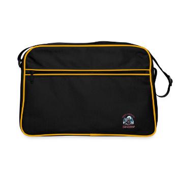 Zombie Apocalypse Halloween Joyeux Halloween - Sac Retro - noir/or - Devant