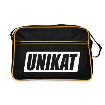Unique Unique Individual Self-Worth Unique - Retro Bag - black/gold - Front
