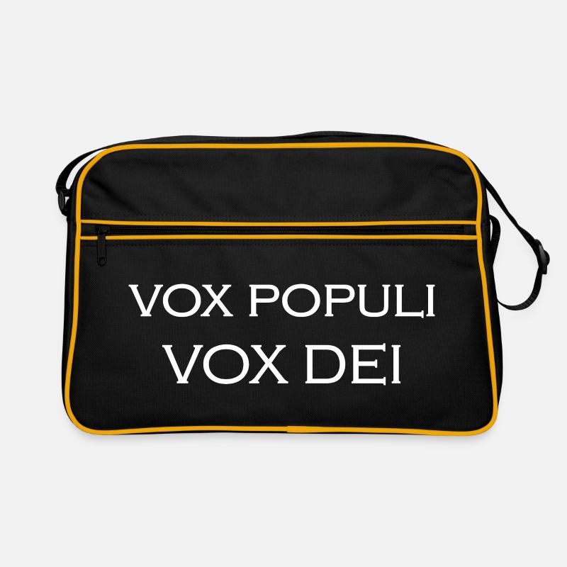 VOX_POPULI-_VOX_DEI - Sac Retro - noir/or