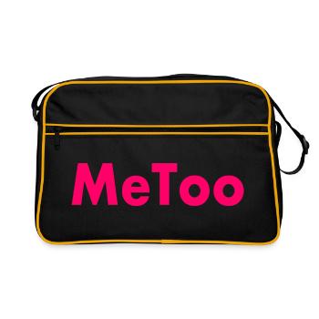 Metoo - Retro Tasche - Schwarz/Gold - Vorne