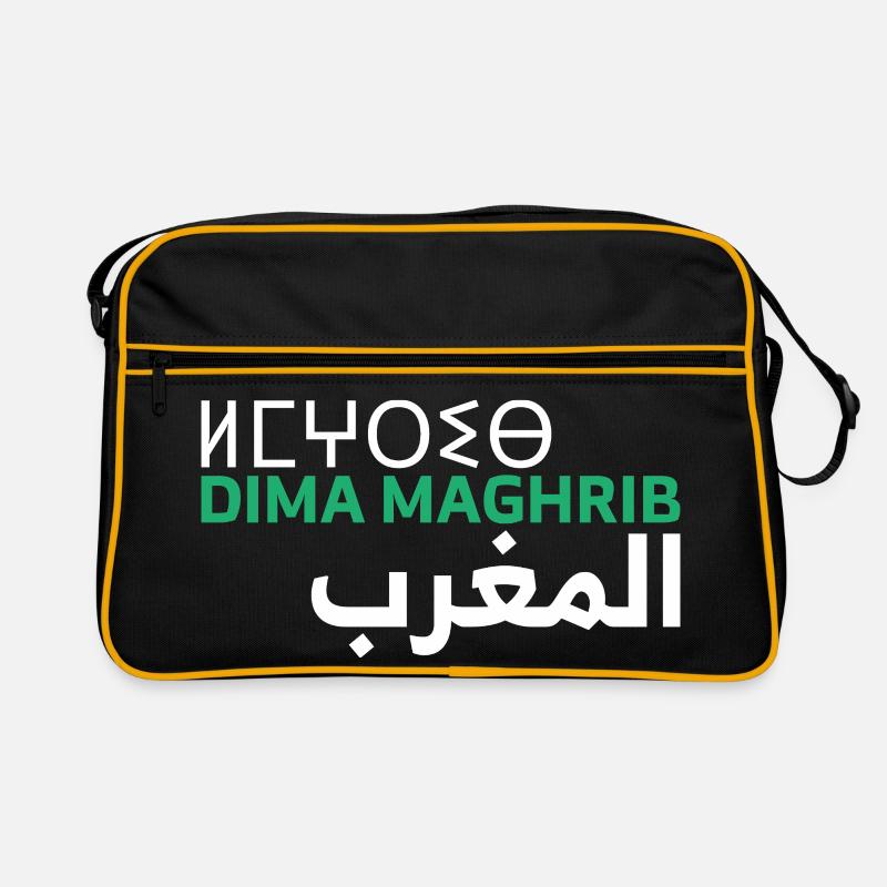 Dima Maghrib Morocco Almaghrib Al-Maghrib Maghreb Retro Bag