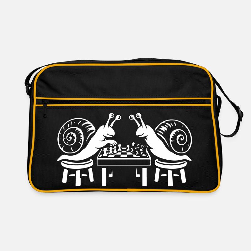 Snail Chess Duel Retro Bag