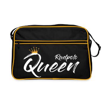 Reine du polo à vélo - Sac Retro - noir/or - Devant