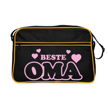 Meilleure mamie - Sac Retro - noir/or - Devant