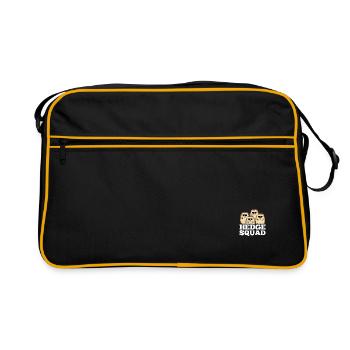 Hedgesquad Hérisson Pun - Sac Retro - noir/or - Devant