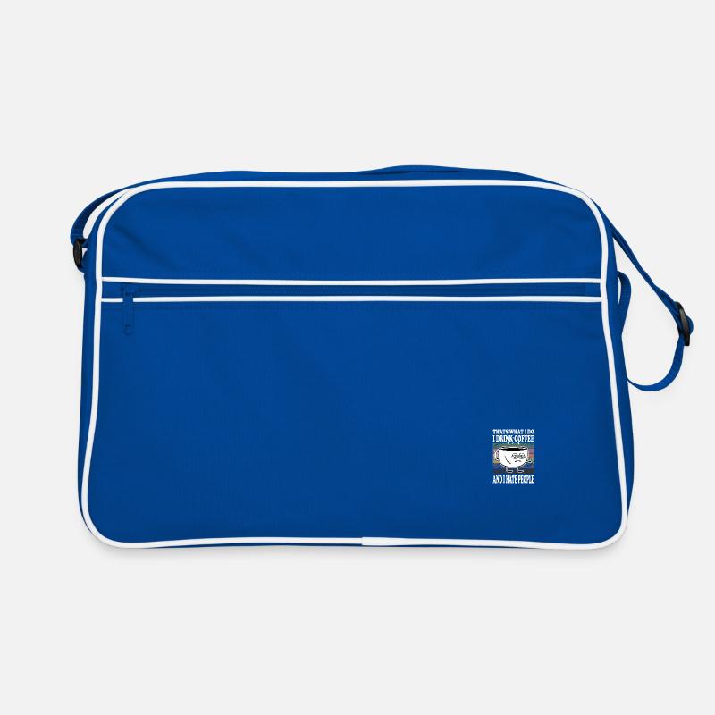 I drink coffee and hate coffee cup Retro Bag