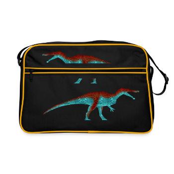 Baryonyx (Classique) - Sac Retro - noir/or - Devant