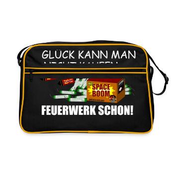 On peut acheter des feux d’artifice - Sac Retro - noir/or - Devant