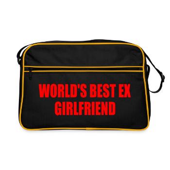 worlds best ex girlfriend - Sac Retro - noir/or - Devant