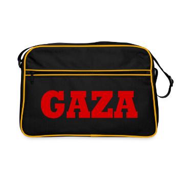 Gaza - Sac Retro - noir/or - Devant