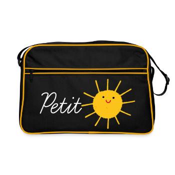 Notre petit rayon de soleil notre favori - Sac Retro - noir/or - Devant