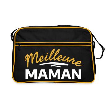 Design d'Expression Maternelle à Couleurs Vives - Sac Retro - noir/or - Devant