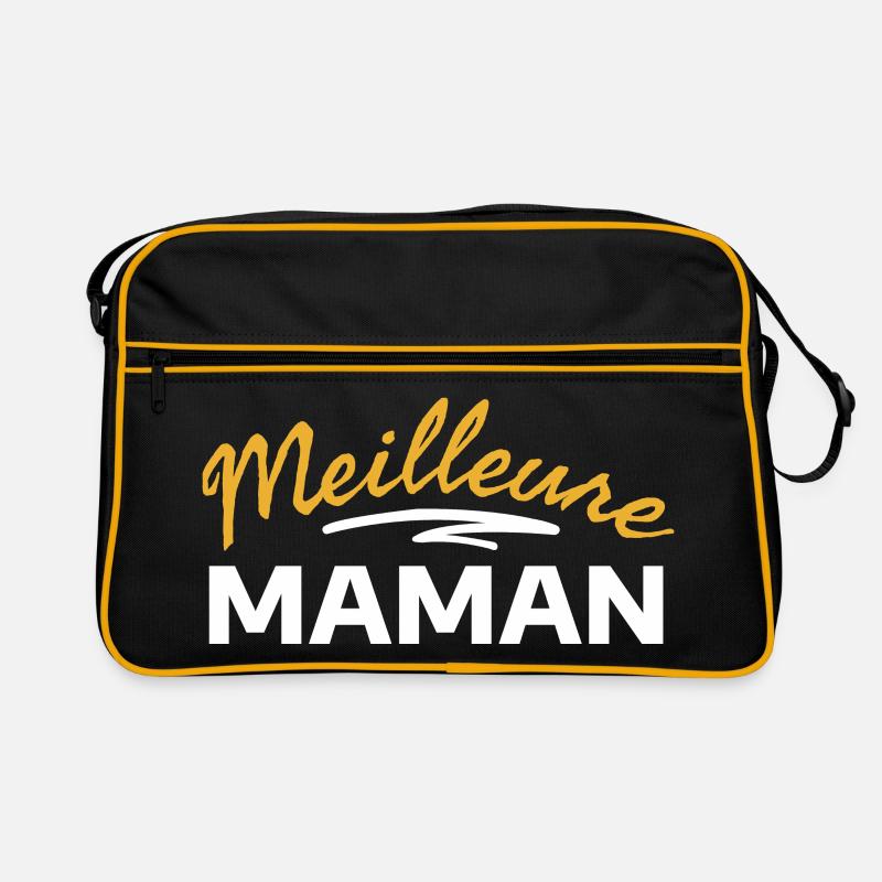 Design d'Expression Maternelle à Couleurs Vives Sac Retro