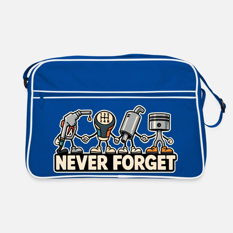 Never Forget – Combustion Engine Car Retro Design Retro Bag