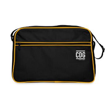 CDG Charles De Gaulle Paris Airport - Sac Retro - noir/or - Devant