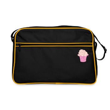 Cupcake - Sac Retro - noir/or - Devant