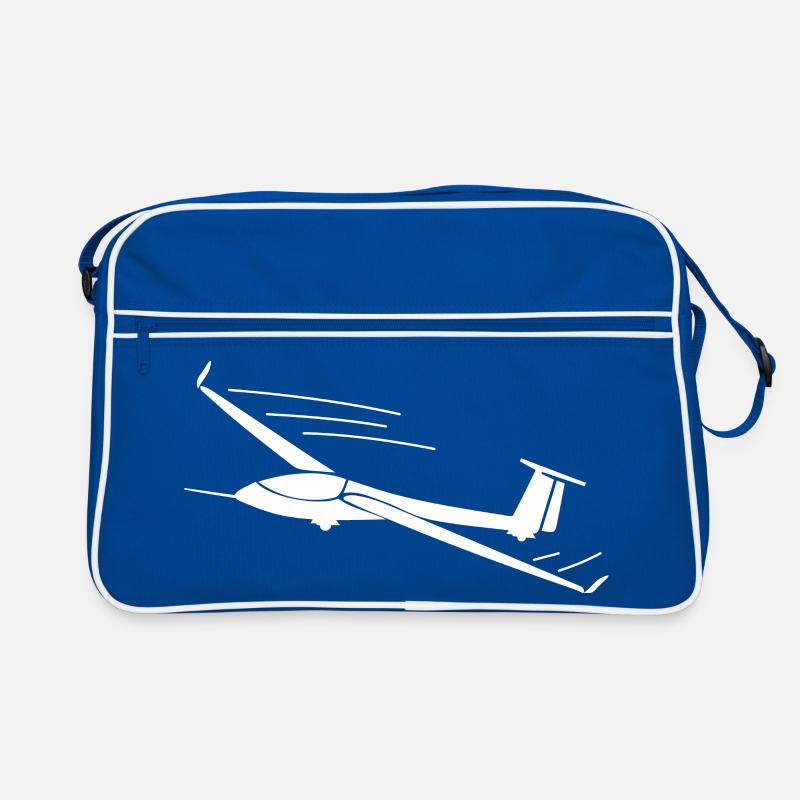 Glider glider pilot gift ideas Retro Bag