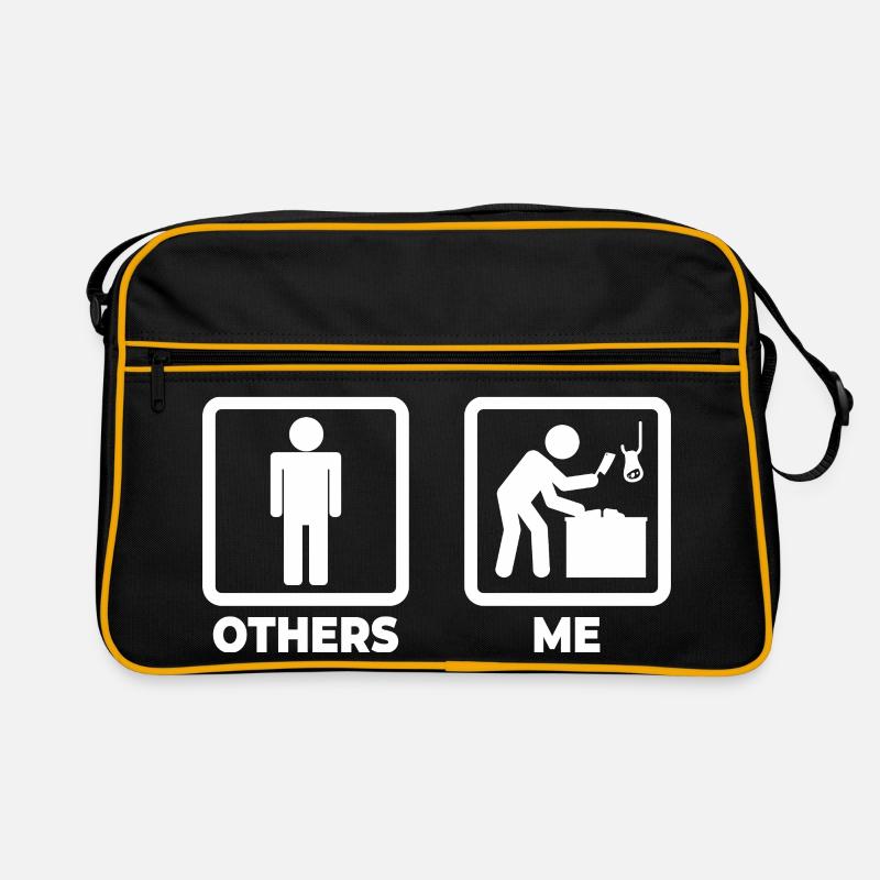 Ich als Metzger Retro Tasche