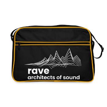 Rave Architects du Son - Sac Retro - noir/or - Devant
