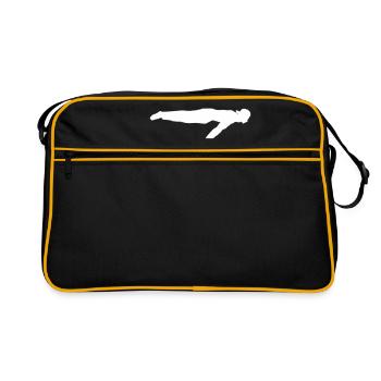 gymnastique suédoise - Sac Retro - noir/or - Devant