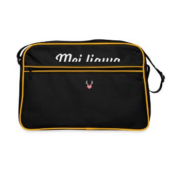 Mei liawa - Retro Tasche - Schwarz/Gold - Vorne