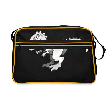 Indominus Rexy - Retro Bag - black/gold - Front