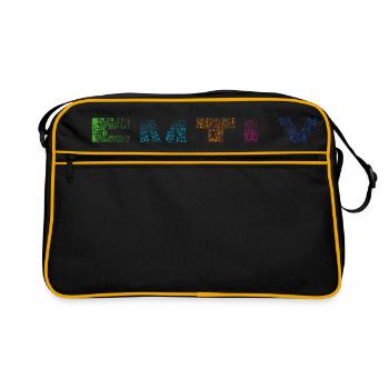 Emily Letter Name - Sac Retro - noir/or - Devant