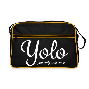 Yolo - Sac Retro - noir/or - Devant