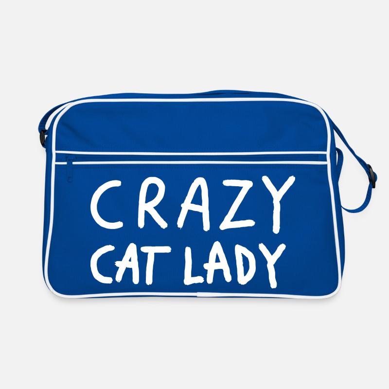 Crazy Cat Lady Cat Love Animals Pet Kitty Retro Bag