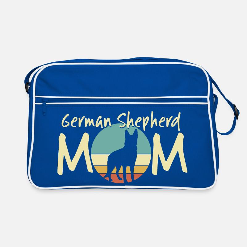 German Shepherd Mom Retro Design Retro Bag