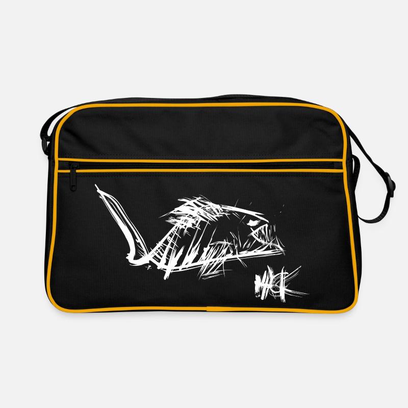 ground meat - Retro Bag - black/gold