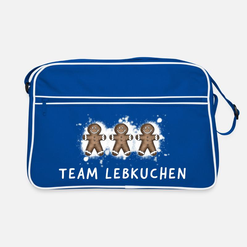 Team Lebkuchen – Plätzchen Schleckermäulchen süß Retro Tasche