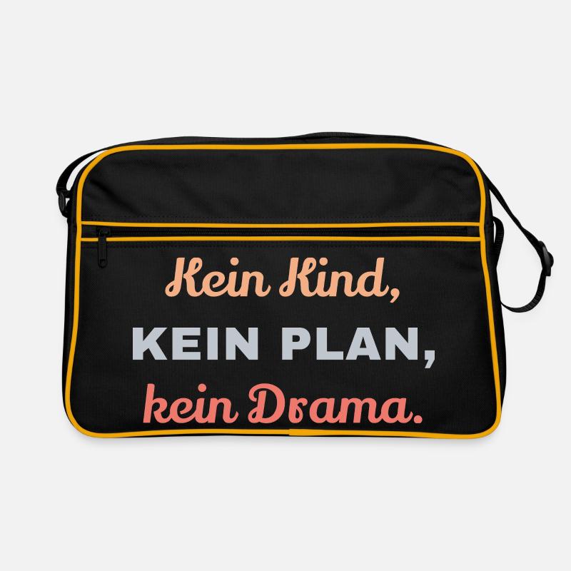 Pas d’enfant, pas de plan, pas de drame. Design féminin Sac Retro