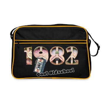 1982 Vintage Retro – Cassette – Cool Olds - Retro Bag - black/gold - Front