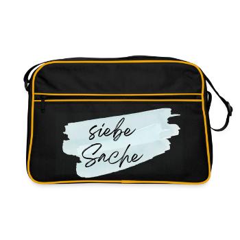 seventh thing - Retro Bag - black/gold - Front
