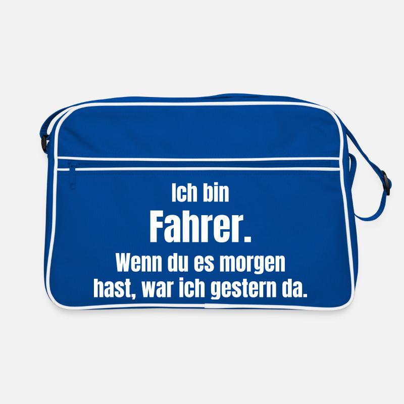 I'm a driver Slogan motif Retro Bag