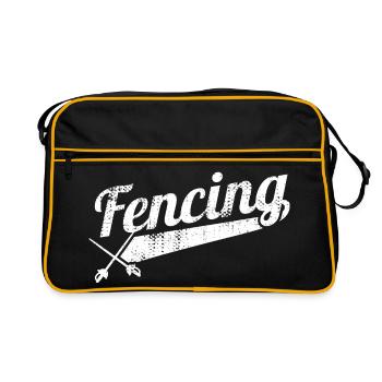 fencing - Retro Bag - black/gold - Front