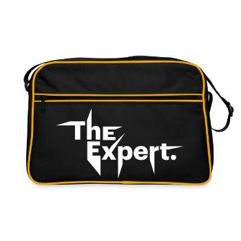 The Expert , Statement, Know-It-All - Retro Bag - black/gold - Front